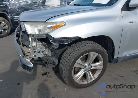 2011 Toyota Highlander Limited V6 from USA, damaged, VIN 5TDDK3EH9BS087909